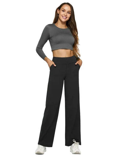 SCULPTD Pants: Loose High-Waist Business Casual Pants
