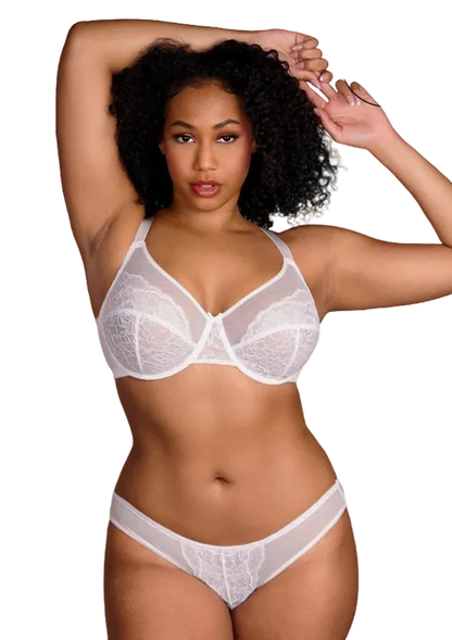SCULPTD Bra: Full Coverage Lace Minimizer Bra